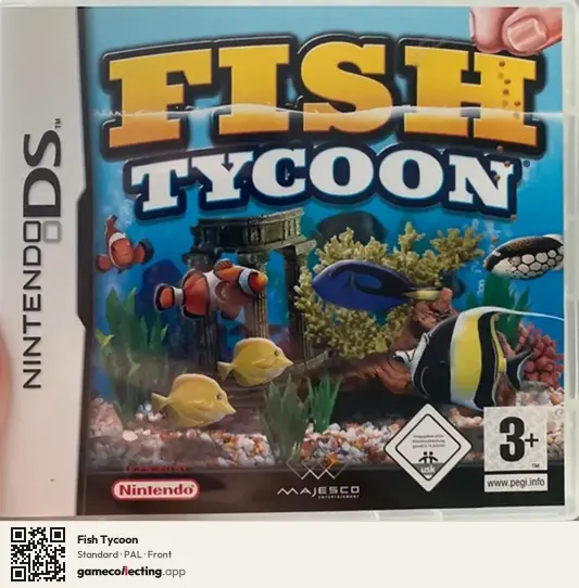 Fish Tycoon Nintendo DS, PAL box front