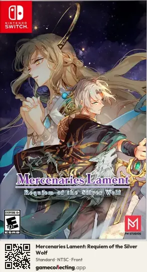 Mercenaries Lament: Requiem of the Silver Wolf Nintendo Switch, NTSC box front
