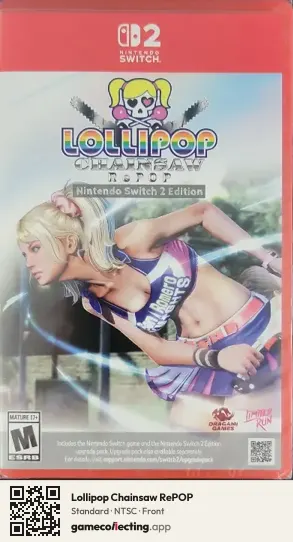 Lollipop Chainsaw RePOP Nintendo Switch 2, NTSC box front