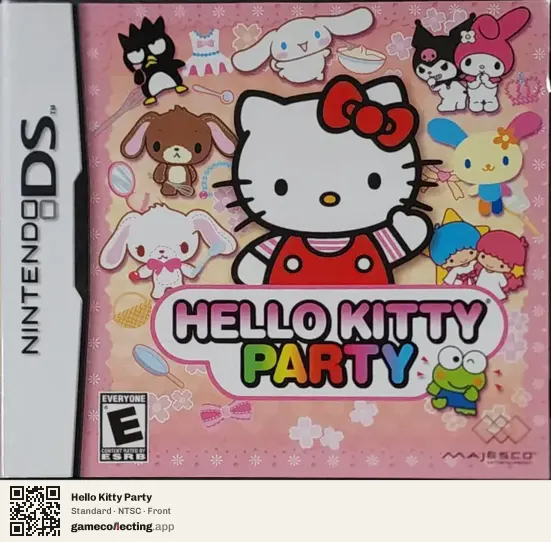 Hello Kitty Party Nintendo DS, NTSC box front