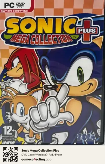 Sonic Mega Collection Plus Computer, PAL box front