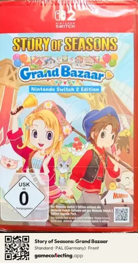Story of Seasons: Grand Bazaar Nintendo Switch 2, Germany box front