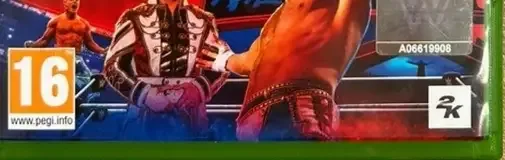 WWE 2K24, the USK square on its front