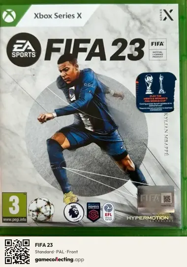 FIFA 23 Xbox Series X, PAL box front