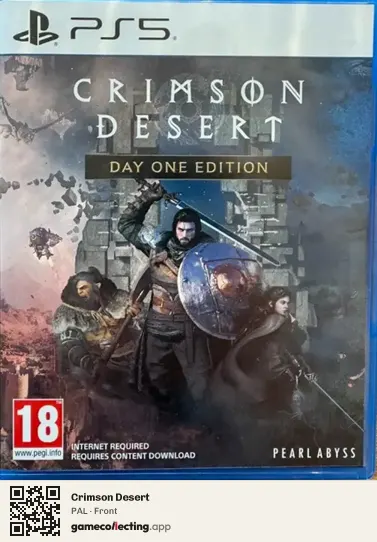 Crimson Desert PlayStation 5, PAL box front