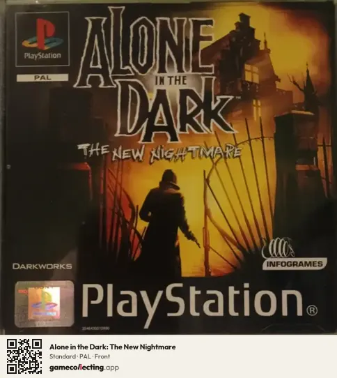Alone in the Dark: The New Nightmare PlayStation, PAL box front
