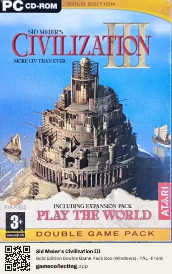 Sid Meier's Civilization III Computer, PAL box front