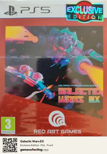 Galactic Wars EX PlayStation 5, PAL box front