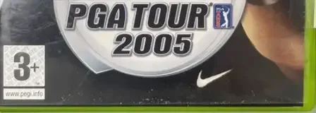 Tiger Woods PGA Tour 2005, the PEGI square on its front