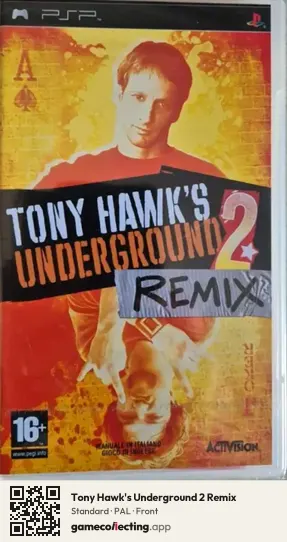 Tony Hawk's Underground 2 Remix PlayStation Portable, PAL box front