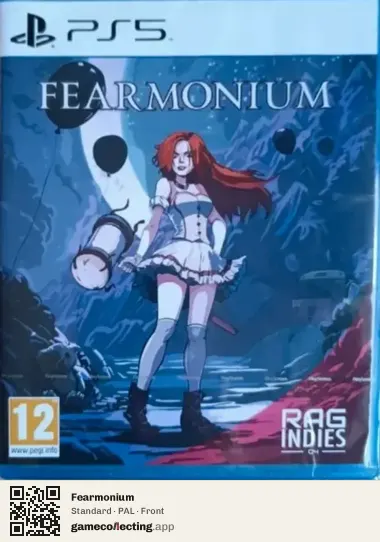 Fearmonium PlayStation 5, PAL box front