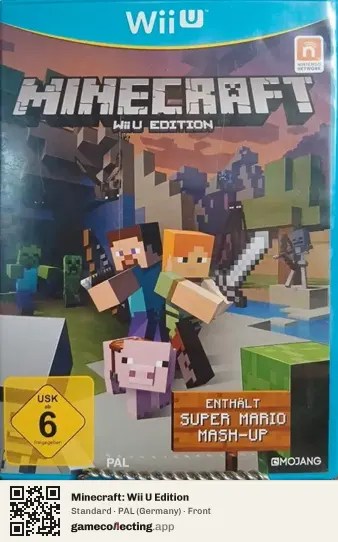 Minecraft: Wii U Edition Nintendo Wii U, Germany box front