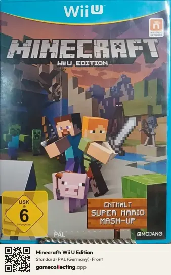 Minecraft: Wii U Edition Nintendo Wii U, Germany box front