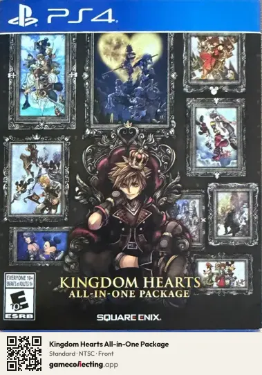Kingdom Hearts All-in-One Package PlayStation 4, NTSC box front