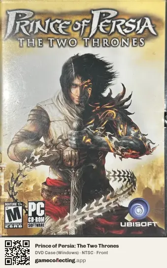 Prince of Persia: The Two Thrones Computer, NTSC box front