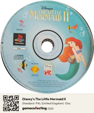 Disney's The Little Mermaid II PlayStation, PAL disc