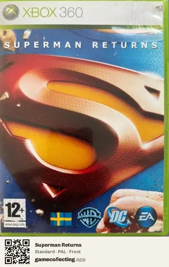 Superman Returns Xbox 360, PAL box front