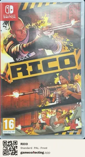 RICO Nintendo Switch, PAL box front