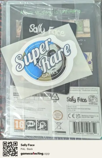 Sally Face Nintendo Switch, PAL box back