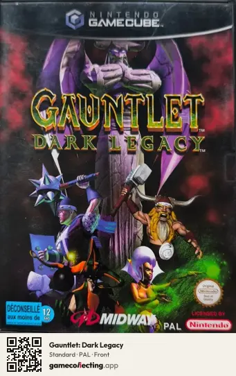 Gauntlet: Dark Legacy Nintendo GameCube, PAL box front