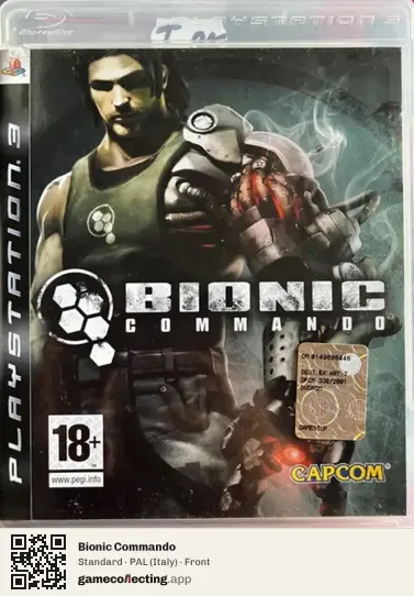Bionic Commando PlayStation 3, Italy box front