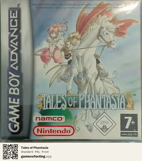 Tales of Phantasia Game Boy Advance, PAL box front