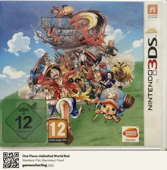 One Piece: Unlimited World Red Nintendo 3DS, Germany box front