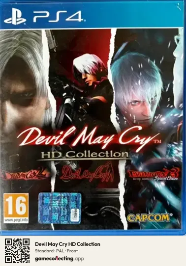 Devil May Cry HD Collection PlayStation 4, PAL box front