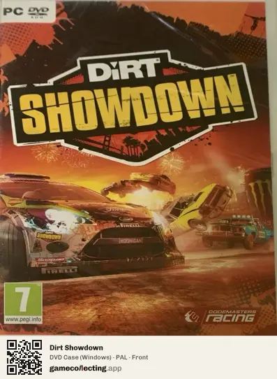 Dirt Showdown Computer, PAL box front
