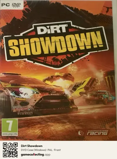 Dirt Showdown Computer, PAL box front