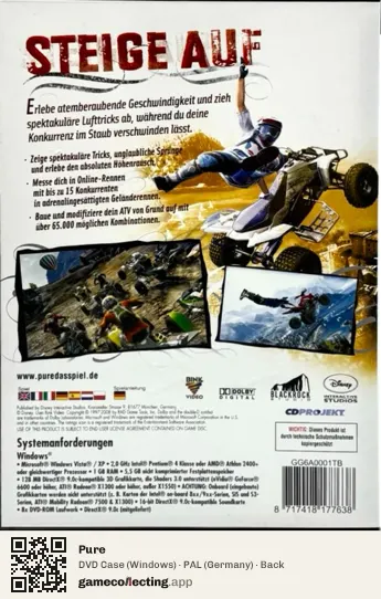 Pure Computer, Germany box back