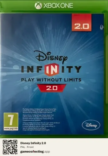 Disney Infinity 2.0 Xbox One, PAL box front