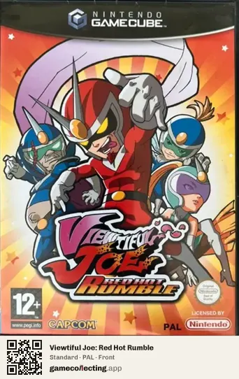 Viewtiful Joe: Red Hot Rumble Nintendo GameCube, PAL box front