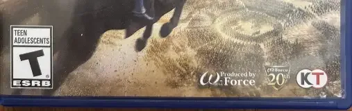 Dynasty Warriors 9, the ESRB box on its front
