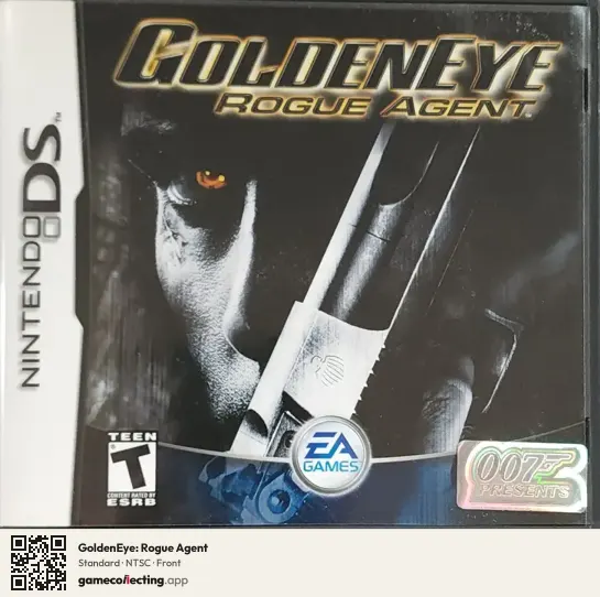 GoldenEye: Rogue Agent Nintendo DS, NTSC box front