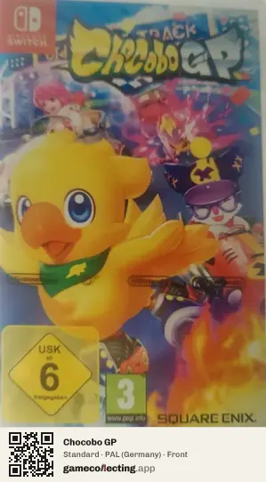 Chocobo GP Nintendo Switch, Germany box front