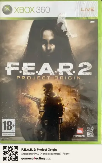 F.E.A.R. 2: Project Origin Xbox 360, Nordic countries box front