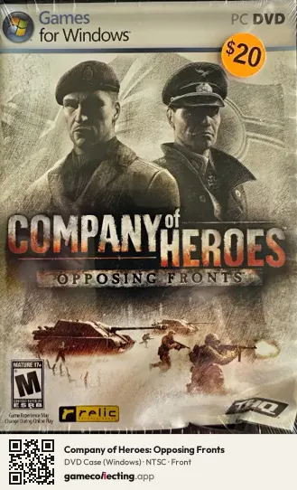 Company of Heroes: Opposing Fronts Computer, NTSC box front
