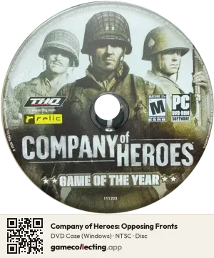 Company of Heroes: Opposing Fronts Computer, NTSC disc