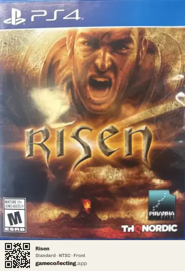 Risen PlayStation 4, NTSC box front