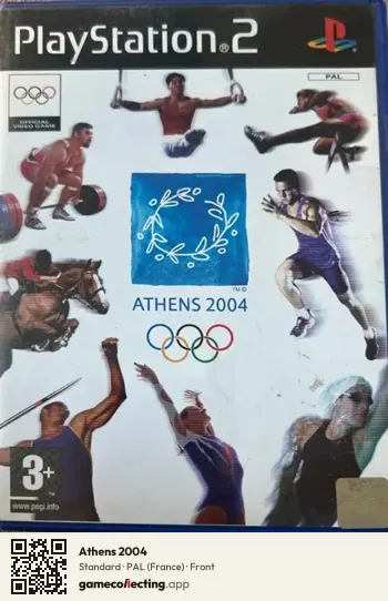 Athens 2004 PlayStation 2, France box front