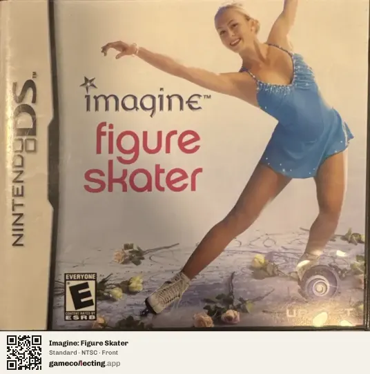 Imagine: Figure Skater Nintendo DS, NTSC box front