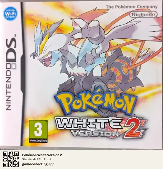 Pokémon White Version 2 Nintendo DS, PAL box front