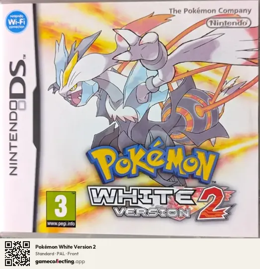 Pokémon White Version 2 Nintendo DS, PAL box front