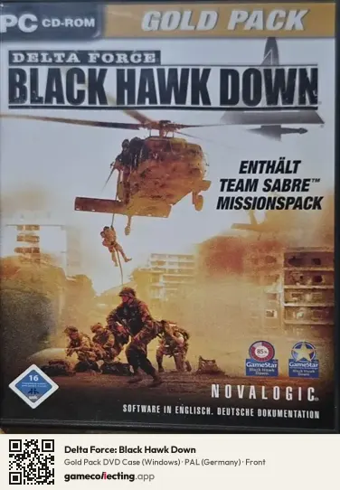 Delta Force: Black Hawk Down Computer, Germany box front