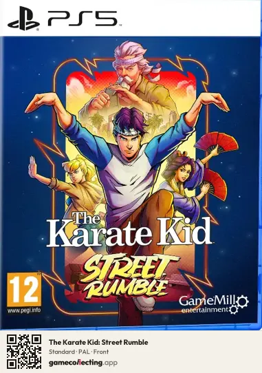 The Karate Kid: Street Rumble PlayStation 5, PAL box front