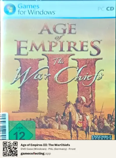 Age of Empires III: The WarChiefs Computer, Germany box front