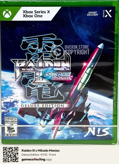 Raiden III x Mikado Maniax Xbox One, NTSC box front