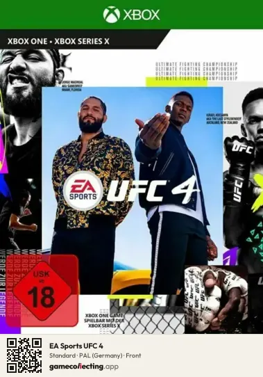 EA Sports UFC 4 Xbox One, Germany box front