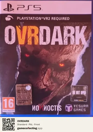 OVRDARK PlayStation 5, PAL box front